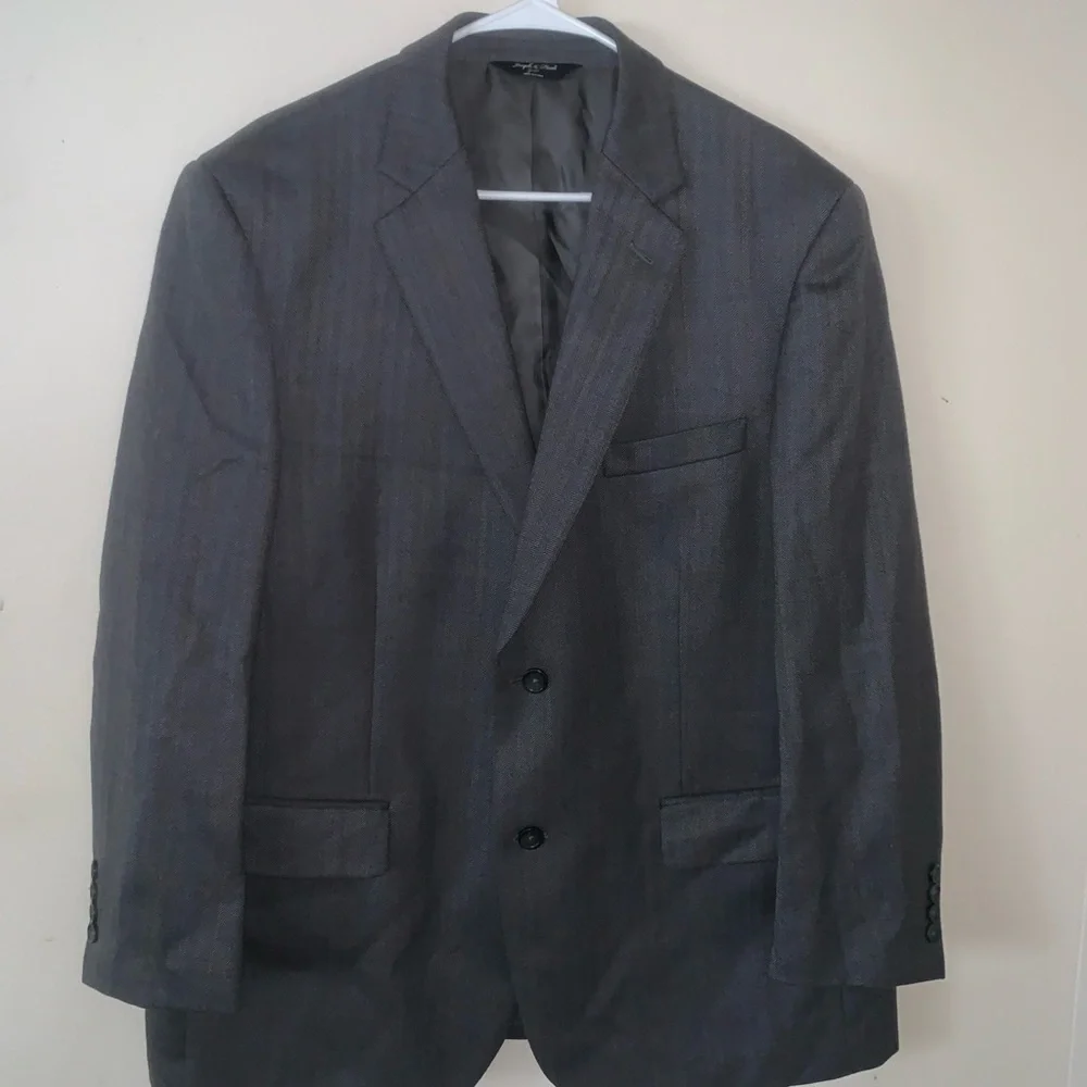 Joseph & Feiss Charcoal Blazer Size 44 Short